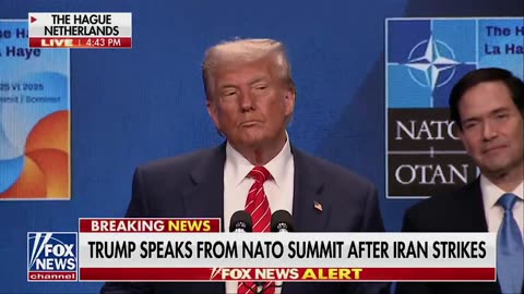 REPORTER: "Mark Rutte, the NATO Chief, he called you 'daddy' earlier... 🤣