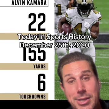 THE HISTORIC SPORTS MOMENT OF DECEMBER 25th, 2020