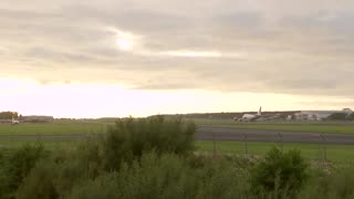 🚨🔥President Trump is officially wheels down in Turnberry, Scotland 🇺🇸🏴󠁧󠁢󠁳󠁣󠁴󠁿 #USA