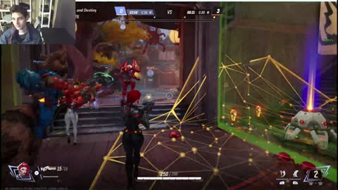 Marvel Rivals Online Competitive Match #252 Part #2 On The PC While Playing As Black Widow