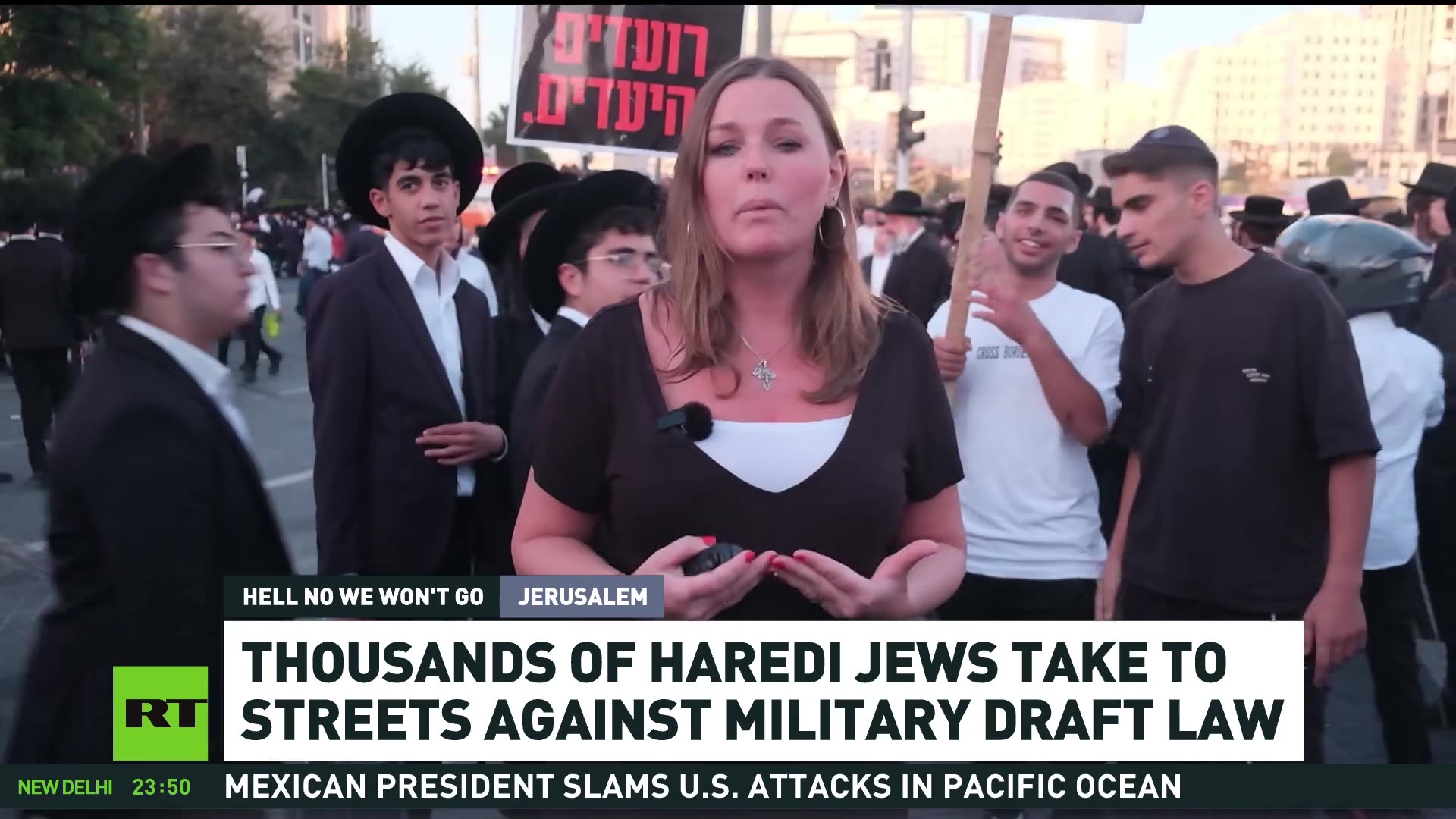 HAREDIM PROTEST: Massive march against IDF draft