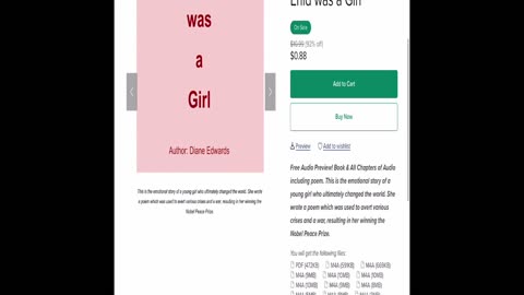 Enid was a Girl AUDIOBOOK SALE .88 Cents! https://payhip.com/b/zJVeE