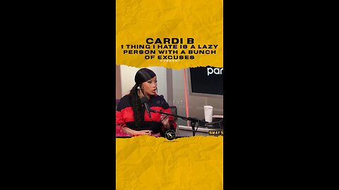 @iamcardib 1 thing I hate is a lazy person with a bunch of excuses