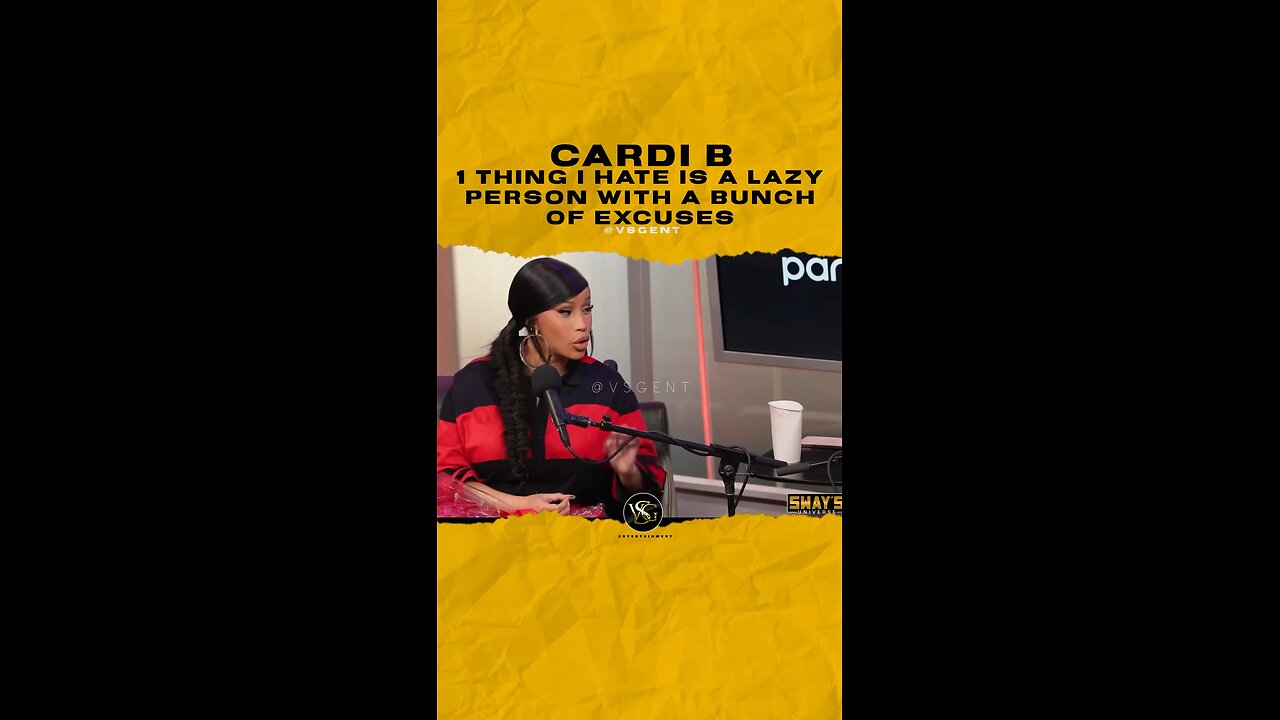 @iamcardib 1 thing I hate is a lazy person with a bunch of excuses