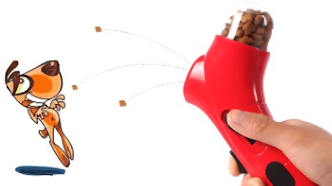 Pet Food Catapult Feeder: Interactive Toy for Fun Mealtime Play