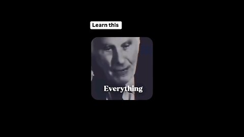 learn to work on yourself