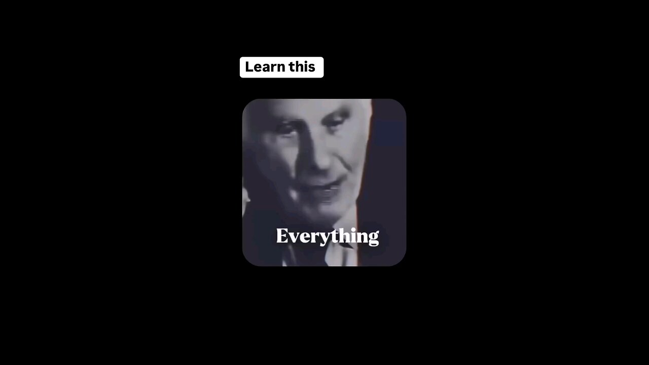 learn to work on yourself