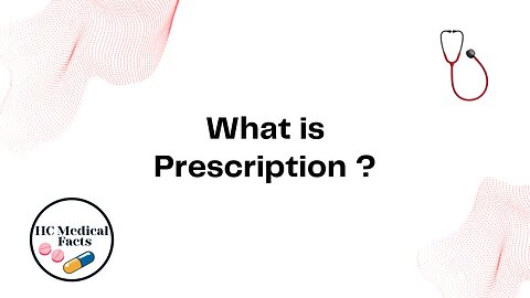What is Prescription ?