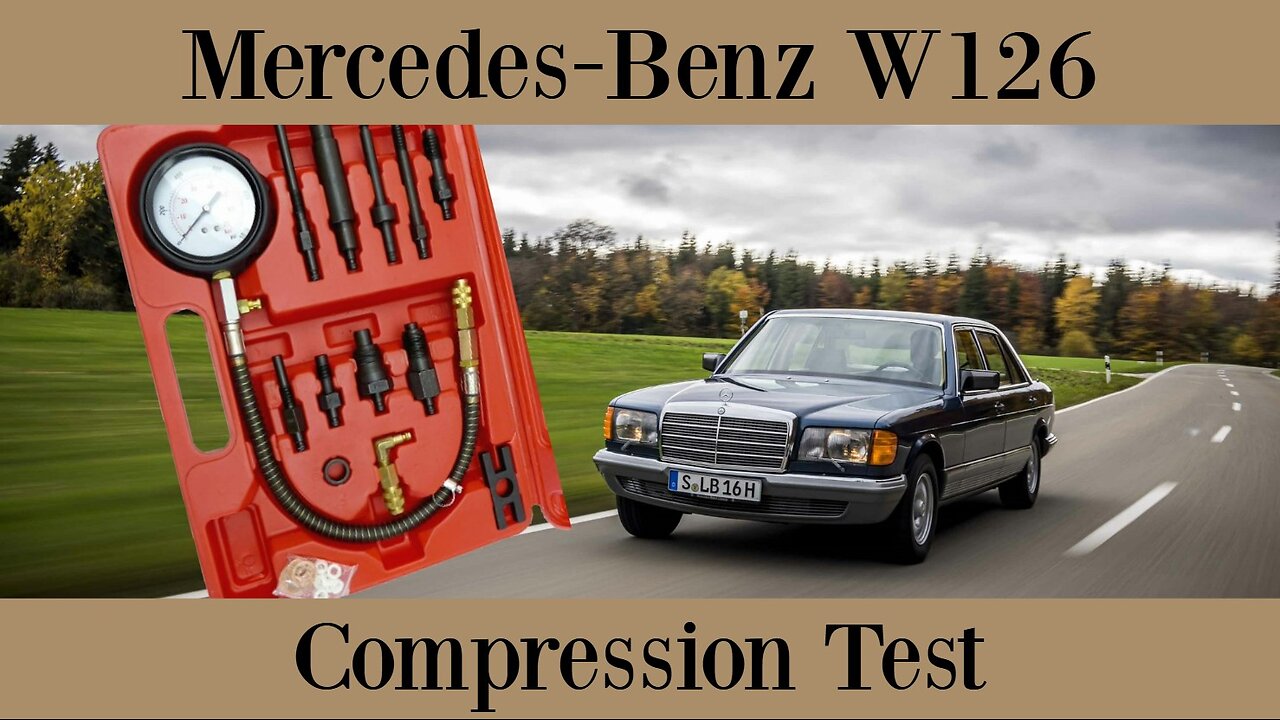 Mercedes Benz W126 - How to do a compression test to check head gasket tutorial