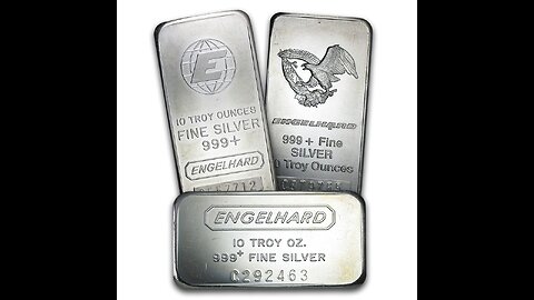 10oz Engelhard Silver Bar