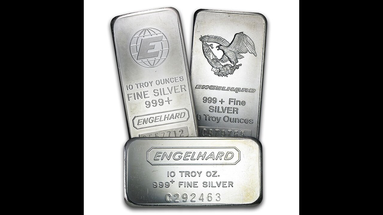 10oz Engelhard Silver Bar