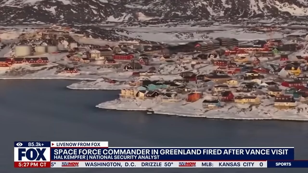 Head of US base in Greenland fired after Vance visit