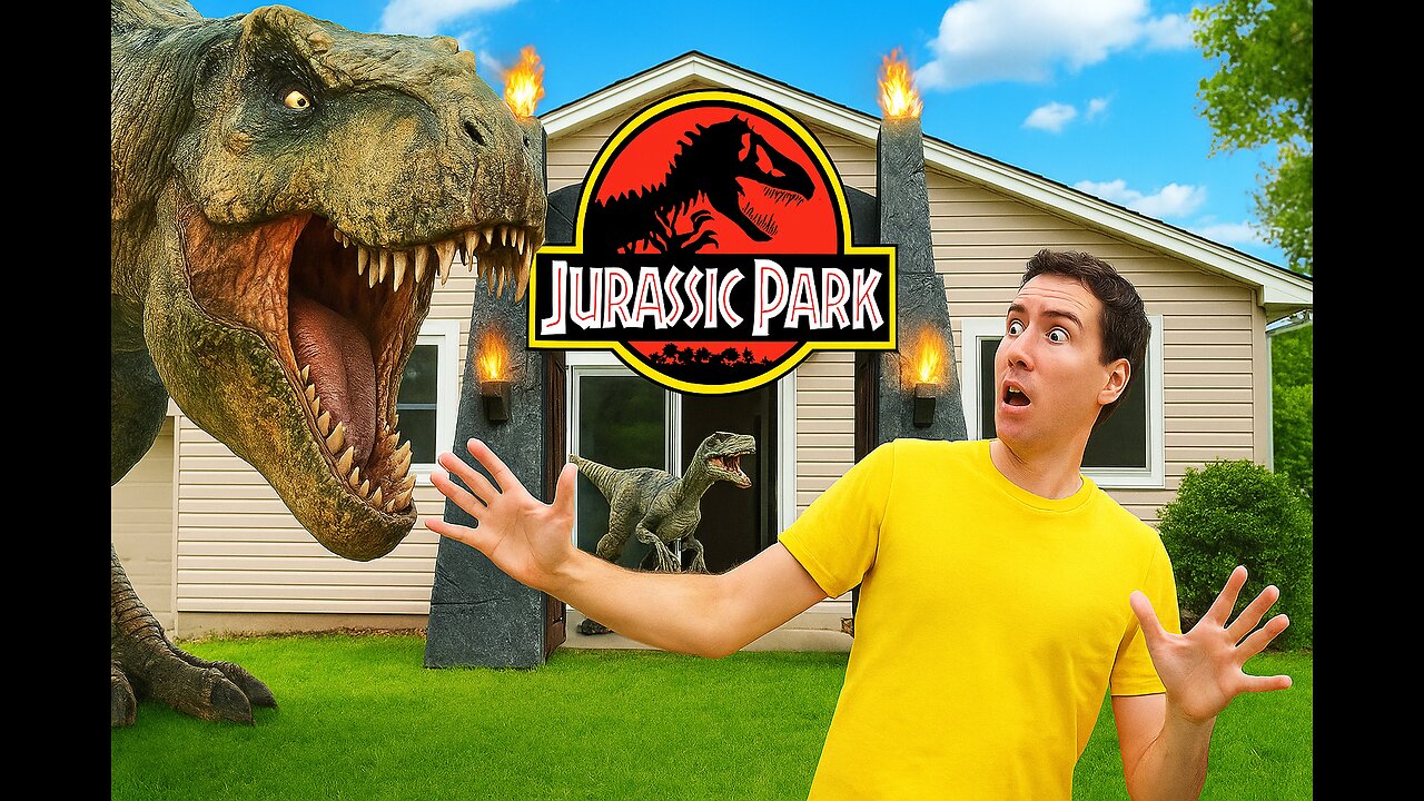 I Turned My House Into JURASSIC PARK! 🦖🏠