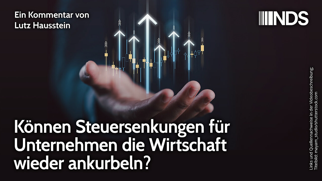 Können Steuersenkungen für Unternehmen die Wirtschaft wieder ankurbeln? | Lutz Hausstein NDS-Podcast