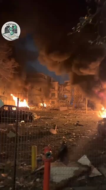 Iranian Ballistics Cause Large-Scale Destruction in Tel Aviv