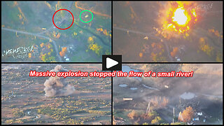 Dnipropetrovsk region: Russian UMPK FAB-3000 bomb destroys the river crossing