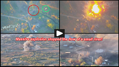 Dnipropetrovsk region: Russian UMPK FAB-3000 bomb destroys the river crossing