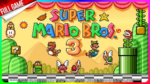 Super Mario Bros. 3 [SMAS] (SNES - US) Longplay (2 Players)