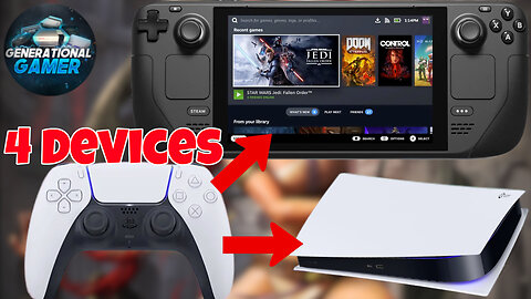 Easy Guide To Pair PS5 Controller With Steam Deck And PS5!
