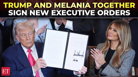 Trump signs 3 powerful executive orders: Melania unveils plan to help 15,000 foster youth succeed