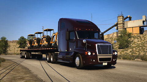 ATS | Freightliner Century | Raton NM to Santa Fe NM | Electric Mini Excavators JCB 19C-E 12,600lb