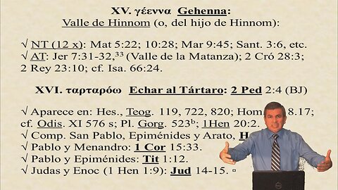 Gehenna y Tártaro / Voces bíblicas originales
