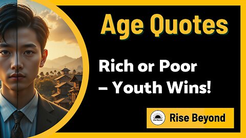 Why Youth Is the Best Time to Be Rich or Poor | Life-Changing Wisdom by Euripides