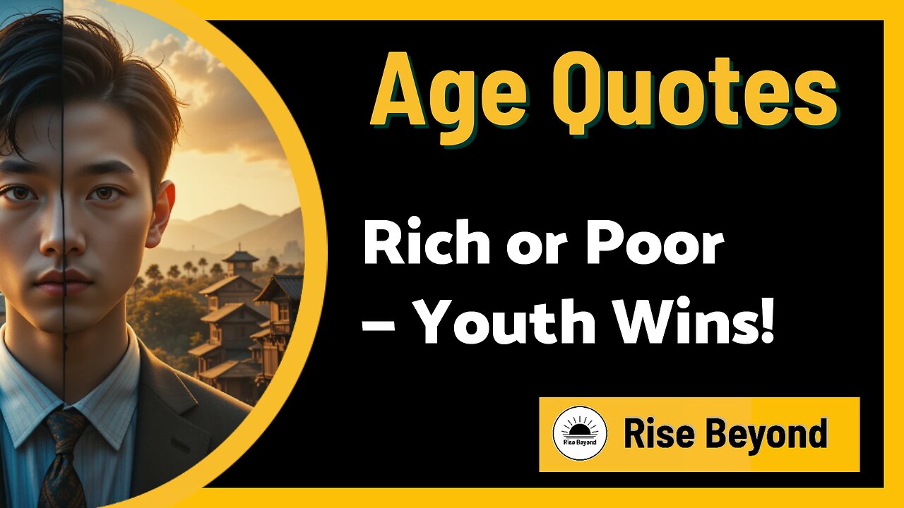Why Youth Is the Best Time to Be Rich or Poor | Life-Changing Wisdom by Euripides