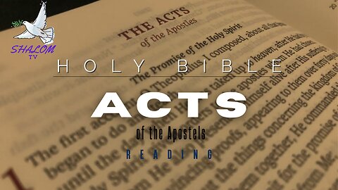 Complete Reading Of ACTS of The Apostles (NIV) | HOLY BIBLE
