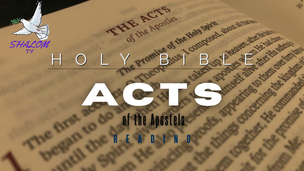 Complete Reading Of ACTS of The Apostles (NIV) | HOLY BIBLE