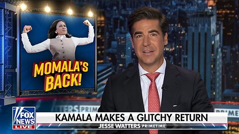 Kamala Harris makes a GLITCHY return… and the guy who opened for her was dressed as a PANDA
