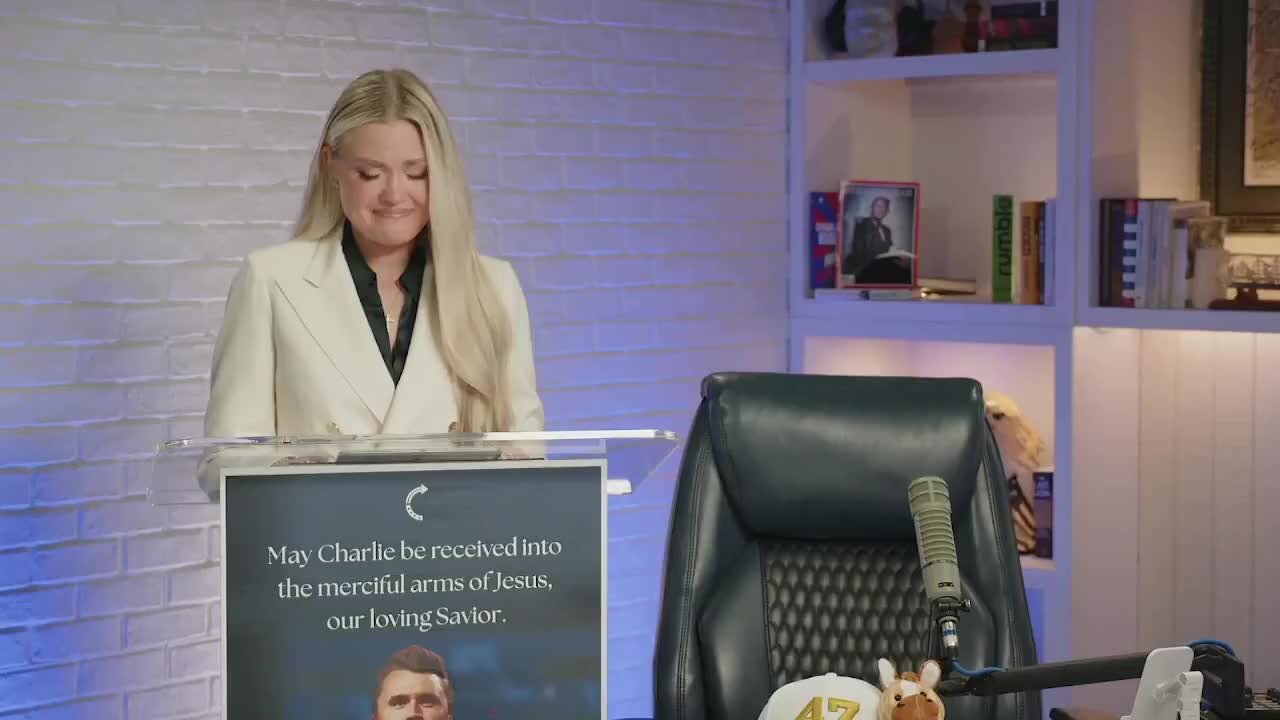 Erika Kirk to President Trump: ‘My Husband Loved You and He Knew that You Loved Him Too, He Did’