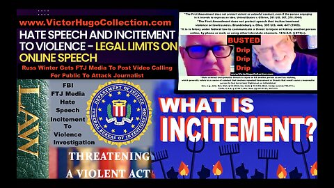 Jim Fetzer Flunky Russ Winter Sets Up Dave Gahary FTJ Media Don Vafanculo FBI Felony Investigation