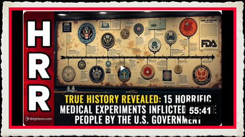 TRUE HISTORY REVEALED - MEDICAL EXPERIMENTS Inflicted on the People by the U.S. Government