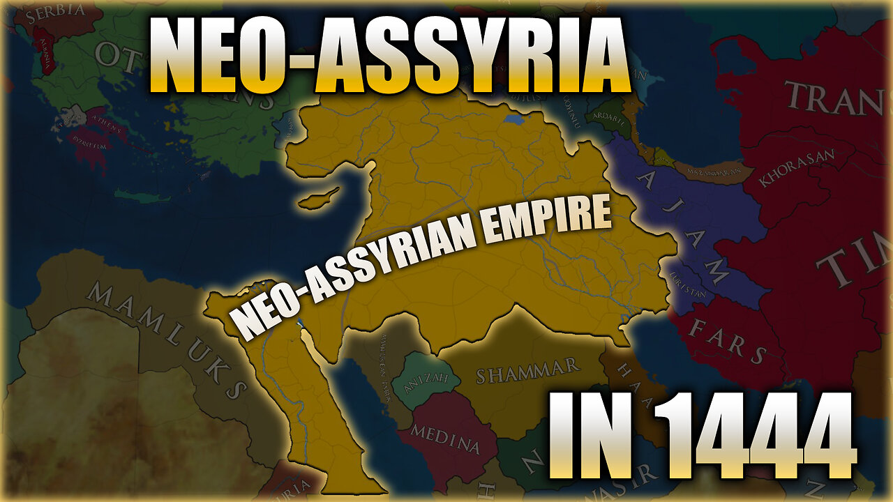 If NEO-ASSYRIAN Empire Ruled in 1444 - EU4 Timelapse