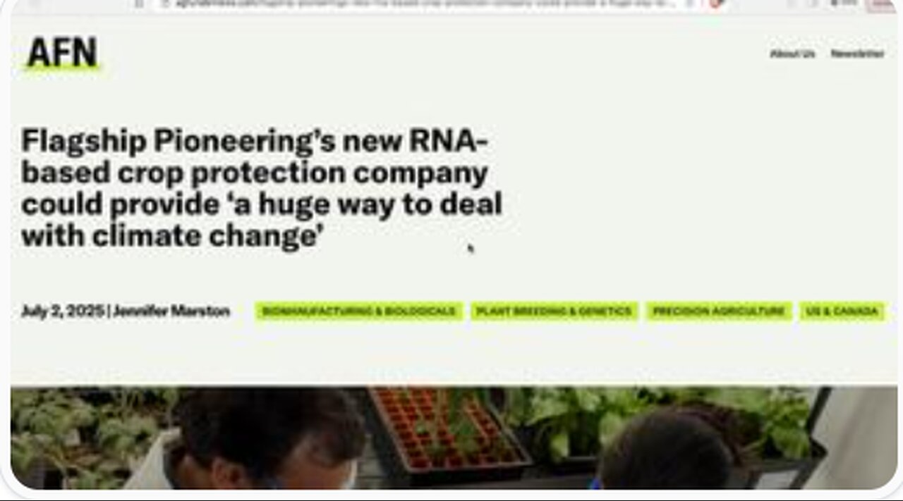 Aerial dispersal of RNA "vax" on crops? F-no. - MellowKat