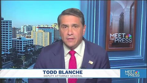 NBC’s Welker Presses Todd Blanche on Photo of Trump Removed from DoJ Website: ‘Why Were These Files Taken Down?’