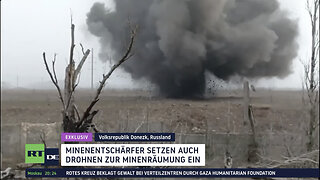 RT-DE-Exklusiv: Mitten im Alltag – Minenräumer sichern Wohngebiete in Donezk