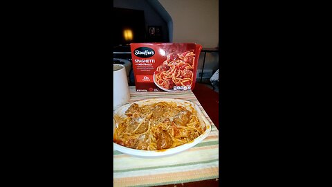 Eating Stouffer's Spaghetti With Meatballs, Dbn, MI, 7/15/25