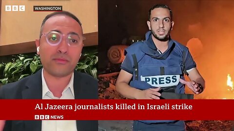 Five Al Jazeera journalists killed in Israeli strike in Gaza | BBC News