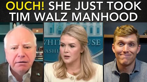 Karoline Leavitt Just TOOK THE MANHOOD from Tim Walz
