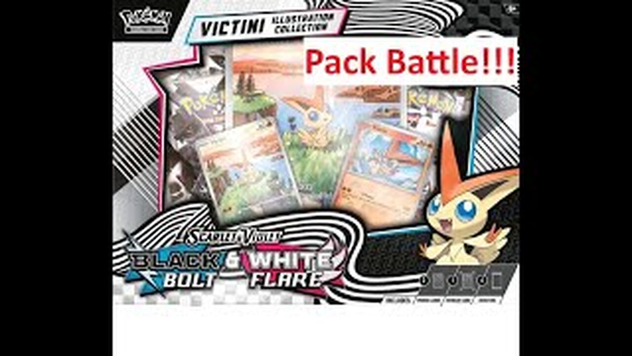 Pokemon Black Bolt & White Flare - Victini Collection Pack Battle!