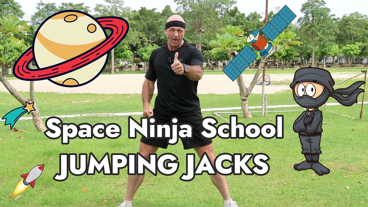 🚀Space Ninja School JUMPING JACKS Are So FUN!🕺💥