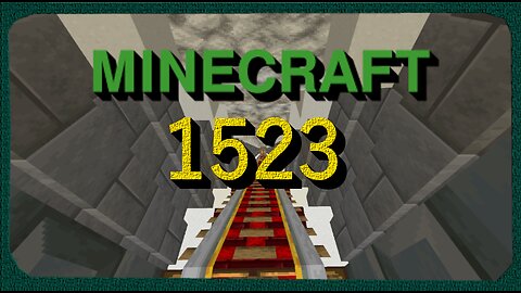 Lets Play Minecraft Episode – 1523 Rail Tunnel