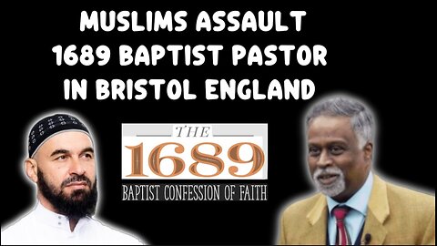 Pastor Dia Moodley (1689 Baptist) Attacked by Muslims in Bristol England While Preaching