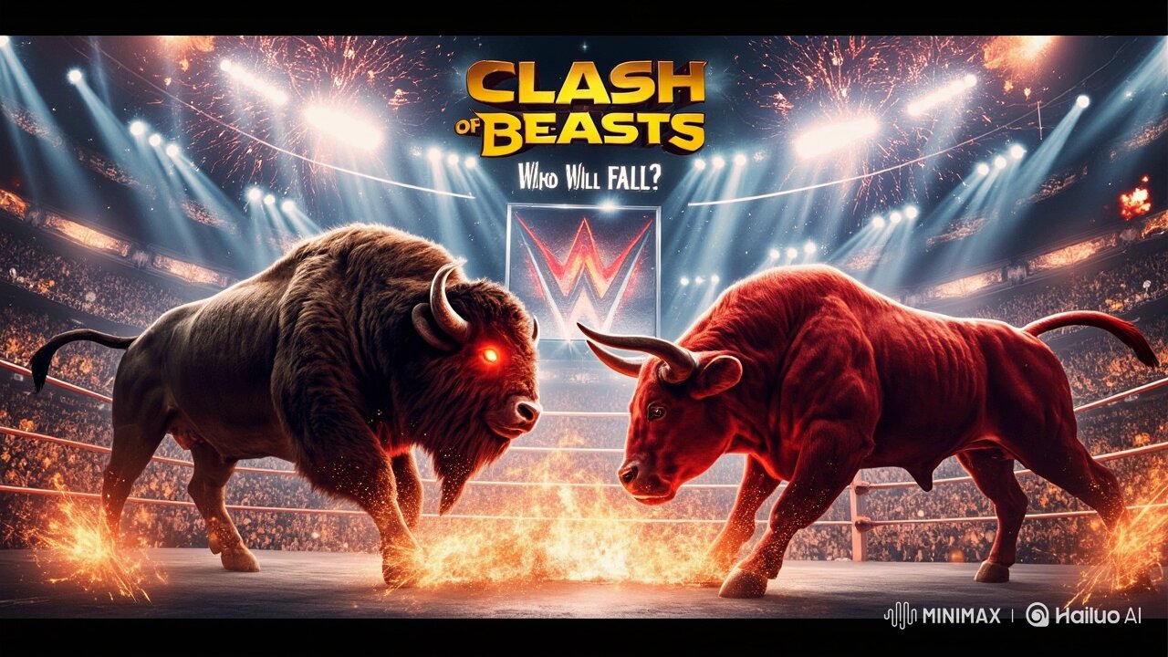 Red Bull vs Black Bison: The Most Brutal Arena Battle Ever! Who Will Win? | Real Life Fight