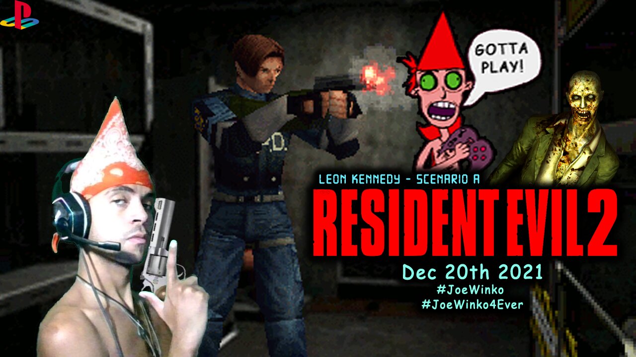Leon Scenario A - Resident Evil 2 Gaming Livestream (Dec 20th 2021) - CaptainIGC & Joe Winko