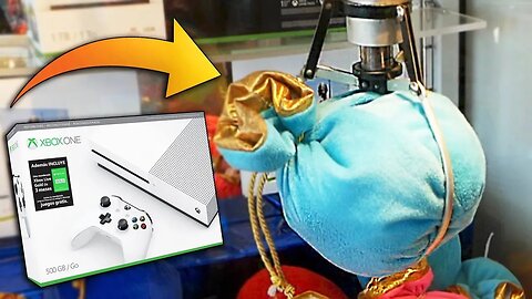 WON FROM THE XBOX ONE MYSTERY BAG CLAW MACHINE!