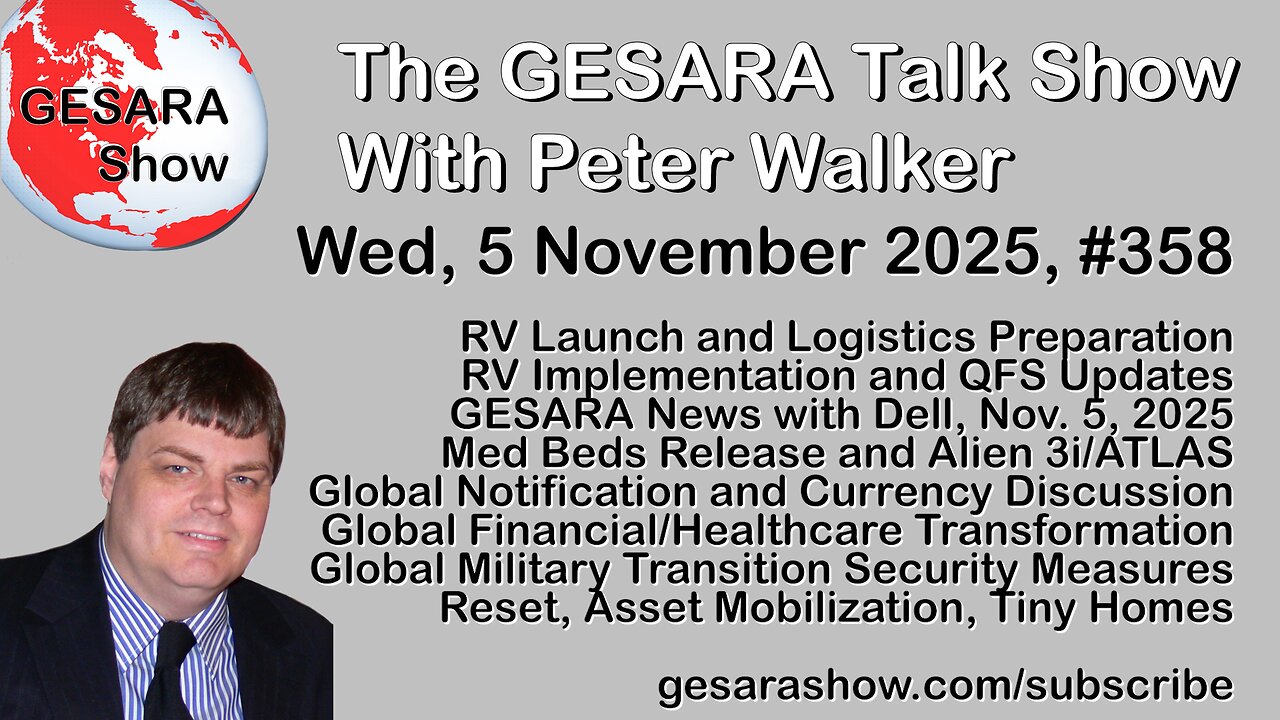 2025-11-05 GESARA Talk Show 358 - Wednesday
