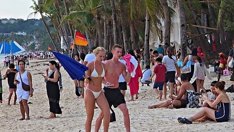 Look! This is Boracay White Beach on September 4 2025 5:20pm Walk Weather Not Bad